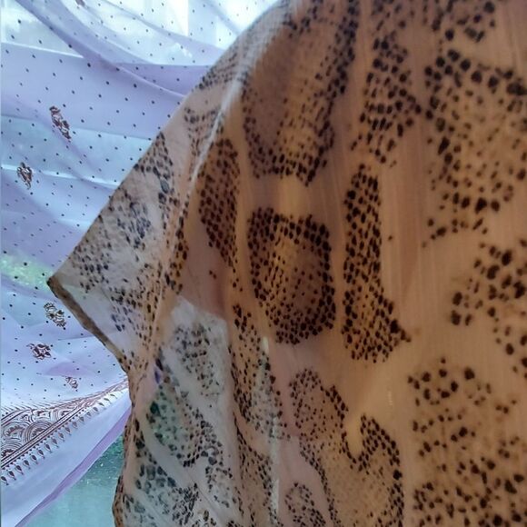 NWT ENTRO Metallic Snake Skin Print Size S - Picture 7 of 13